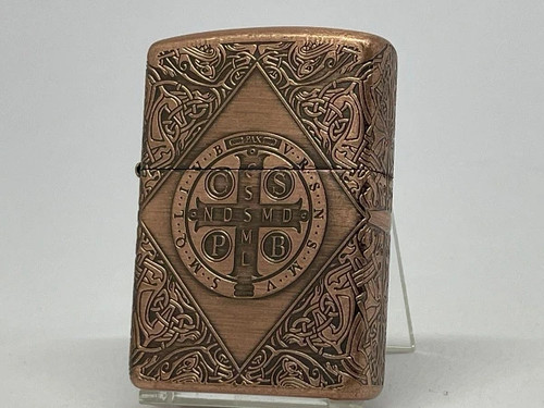 Zippo lighter benedict cross - zippo,