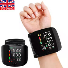 Digital Automatic Wrist Blood Pressure Monitor BP Cuff Heart Rate Machine Tester