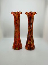Pair of Large Hand-Blown Art