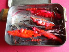 4X ARTIFICIAL CELLULOID PRAWN