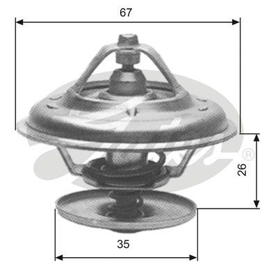Gates thermostat for mercedes - gates,