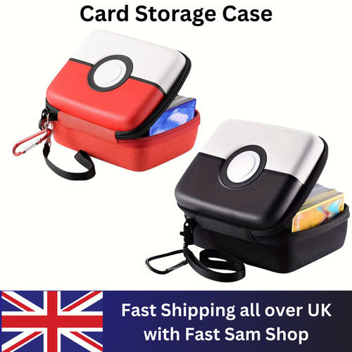 Trading card storage case hard - card,