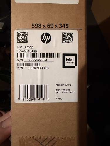 Cn0104sa - hp, 17-cn0104sa