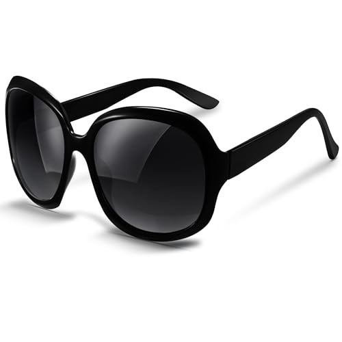 Oversized polarized sunglasses - oversized,