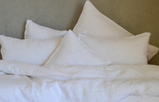 Linen Bedding, Pure White