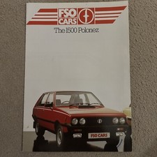 FSO Polonez 1500 [Polski Fiat] Brochure 1984