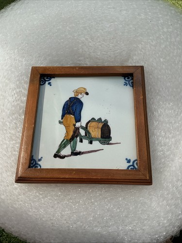 Vintage delft tile makkum - delft,