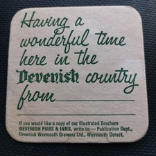 Devenish beer Mat Uk Cat No