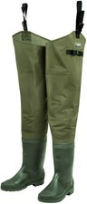 DAM Hydro Force Taslan Hip Waders Size 7.5/8 Boot foot Fishing Clothing