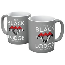 Twin Peaks The Black Lodge Red Room Logo Cult TV Mug Cup In Various Colours