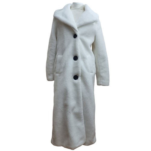 Monsoon long white coat - white,