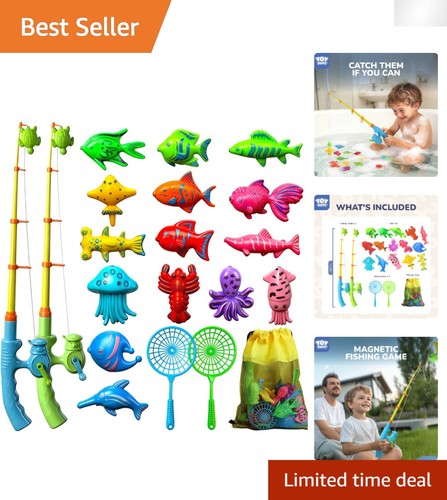 Toddler magnetic fishing game - toddler,