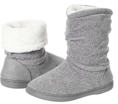 Women knitted slipper - slipper, boots