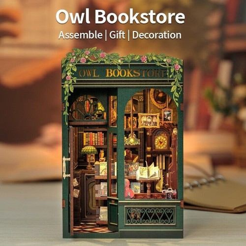 Diy book nook owl bookstore - owl,
