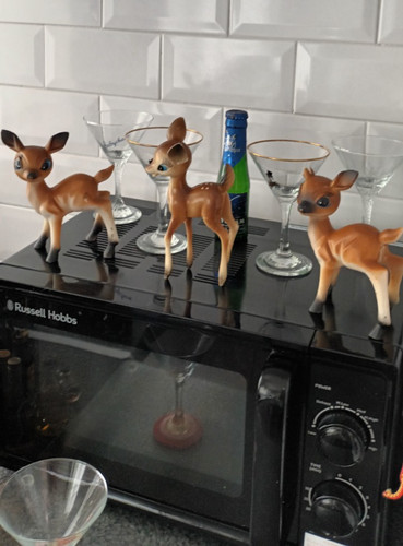 Vintage retro babycham glasses - vintage,