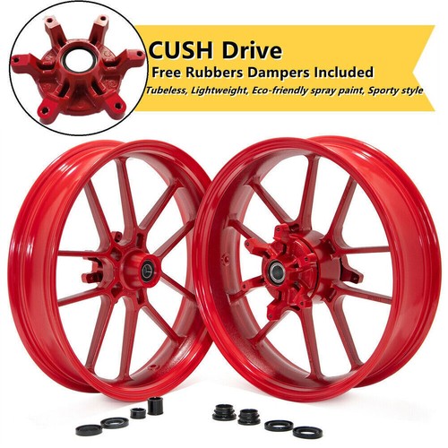 Supermoto red cush drive - 17",