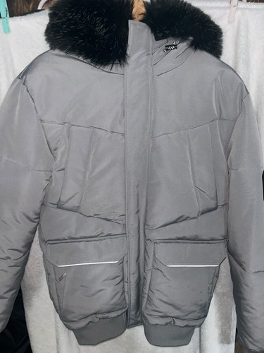 Mckenzie grey parka coat - mckenzie,