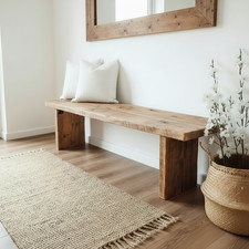 Nordic Bench Rustic Bench For