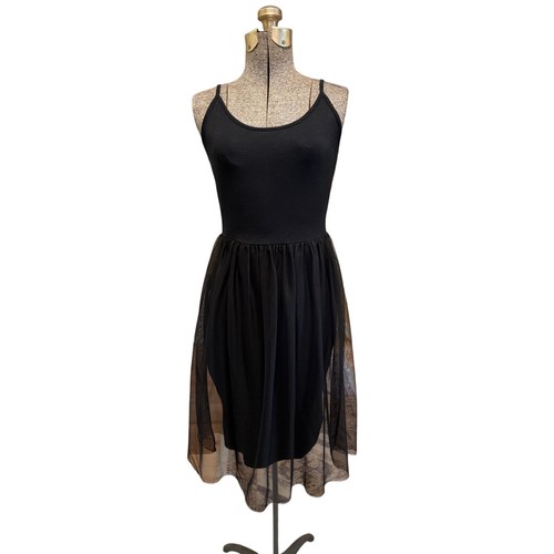 Topshop black tulle skirt cami - skirt,
