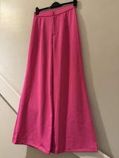 Pink Naked Wardrobe Wide Leg Trousers Size M