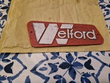 WELFORD TRUCK BODIES BADGE ( 10"    X    4"  )