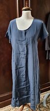 Karen Cole Blue Silk Dress Medium