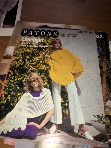 Vintage shawl crochet pattern