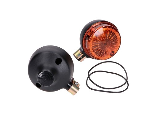 Rear indicator light set round - rear,