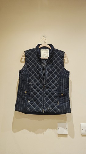 Joules quilted navy - quilted, gilet