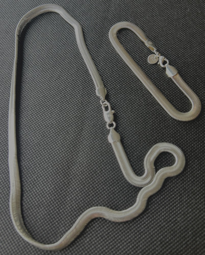 Silver snake chain - chain, and