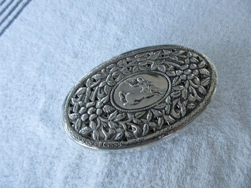 Vintage silverplate brass - on,