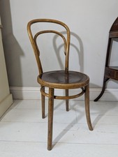 Vintage Bentwood Bistro Chair Wooden Dining Thonet Style