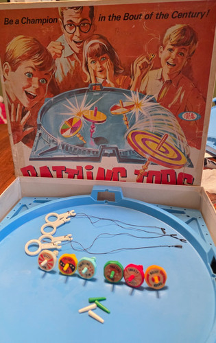 Vintage ideal battling tops - ideal,