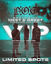 Poster POD Band Exclusive Meet