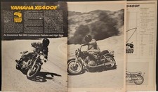  1979 Yamaha XS400F 6 page Test Print Ad with Specs