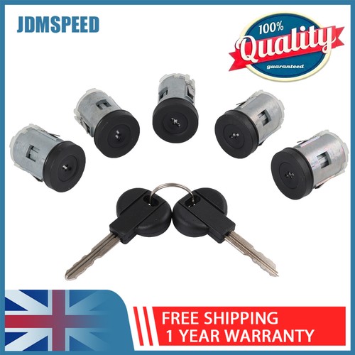 Door locks with keys - 5x,