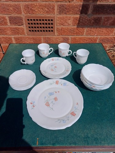 Vintage arcopal dinner set - vintage, 20