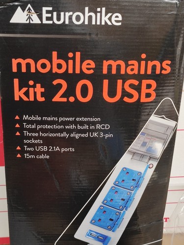 Eurohike mobile mains kit - eurohike, 2.0