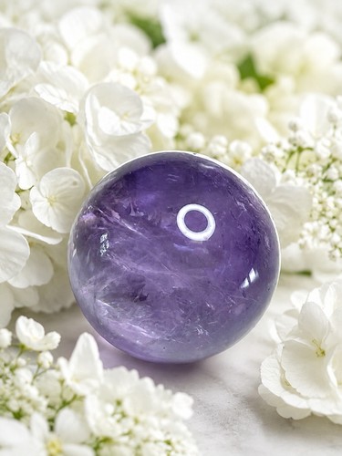 Amethyst crystal sphere - amethyst,