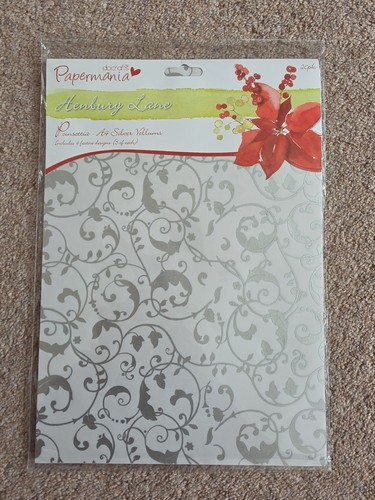 Silver foil vellum - foil, papermania