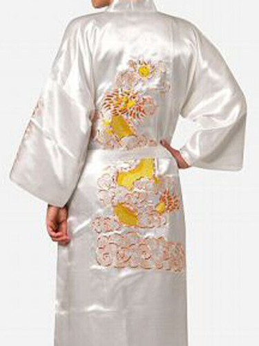 Men chinese dragon robe - chinese,