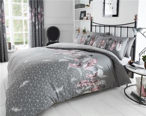 Duvet sets grey quilt cover