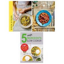 Cooking Fast and Slow HB,5 Simple Ingredients Slow,Foolproof Slow Cooker 3 Books