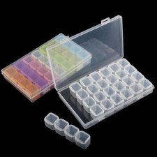 28 Diamond Painting Storage Boxes Bead Organiser Tray Art Beads Embroidery Case