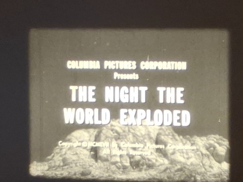 The night - the, exploded