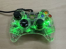 Afterglow Xbox 360 Controller, Green, Wired, VGC Game Pad Controller X360 Tested