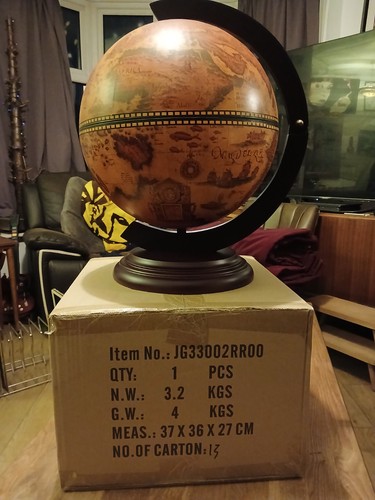 Vintage globe tabletop drinks - globe,