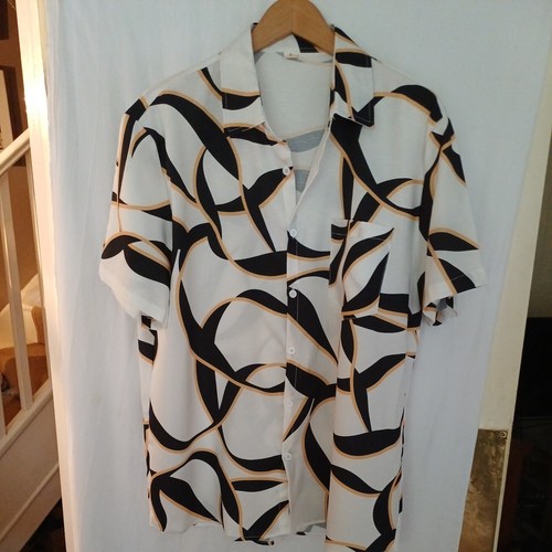 Men nwot black white mustard - black,