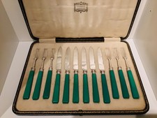 Antique 12 Piece Solid Silver