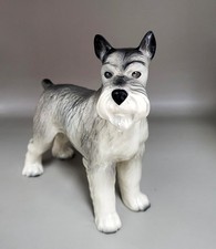 Large Ceramic Grey Airedale